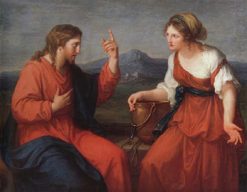 Angelika Kauffmann Christus und die Samariterin china oil painting image